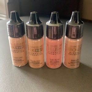 Luminess Makeup Set of 4 Foundation, Blush, and Bronzer